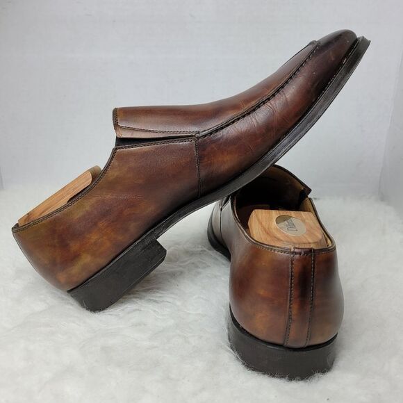Magnanni Leo Men’s Leather Venetian Slip On Loafer Shoes Size 8 - Picture 5 of 10